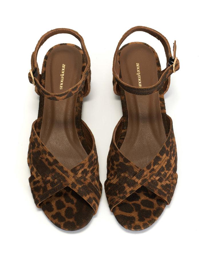 Anonymous Copenhagen Niabi 10 Calf Suede Print Leopard