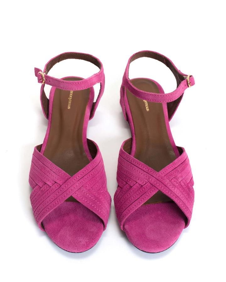 Anonymous Copenhagen Niabi 10 Calf Suede Raspberry Sorbet