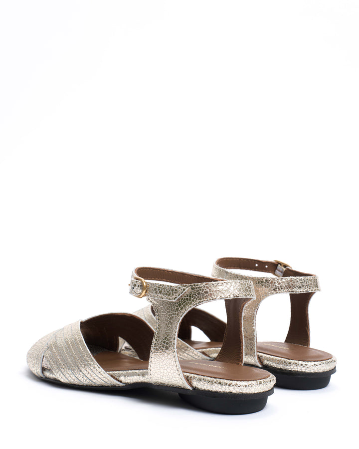 Anonymous Copenhagen Niabi 10 Crackled Metallic Goat Champagne