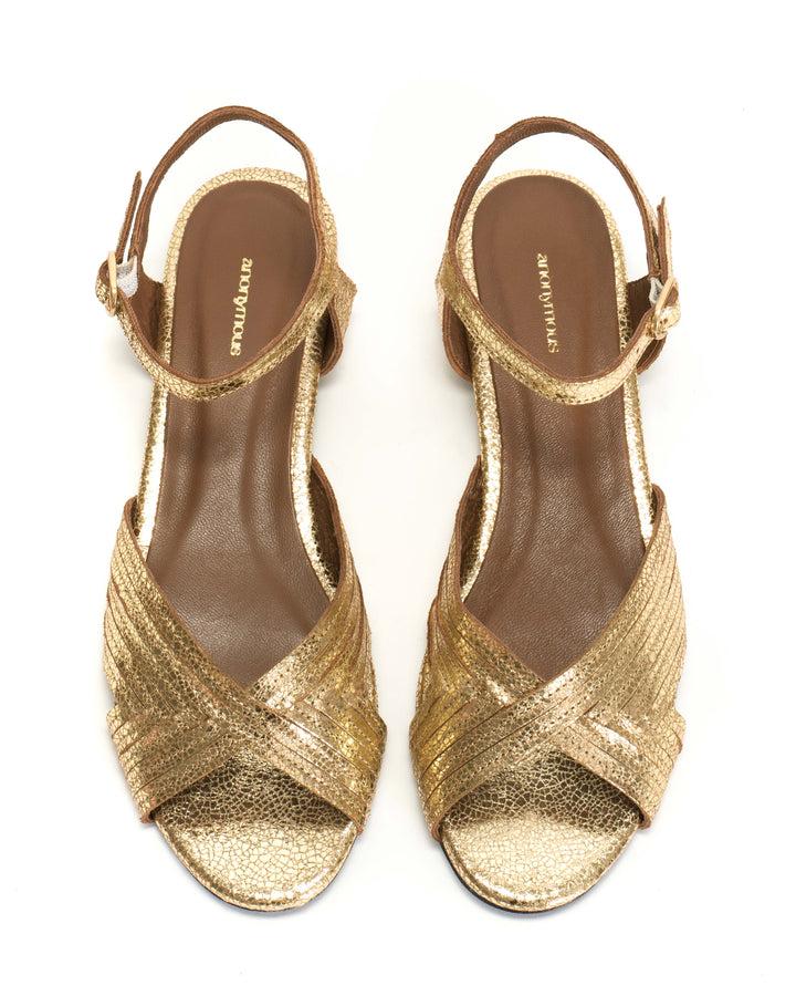 Anonymous Copenhagen Niabi 10 Crackled Metallic Goat Gold