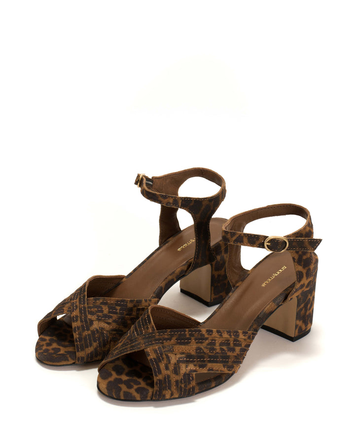Anonymous Copenhagen Niabi 50 Calf Suede Print Leopard