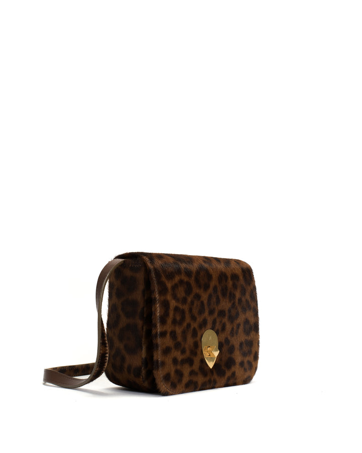 Anonymous Copenhagen Nielle Petite Crossover Bag Calf Hair Leopard