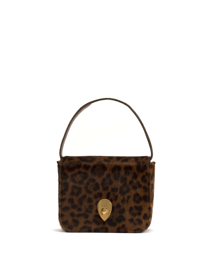 Anonymous Copenhagen Nielle Petite Crossover Bag Calf Hair Leopard