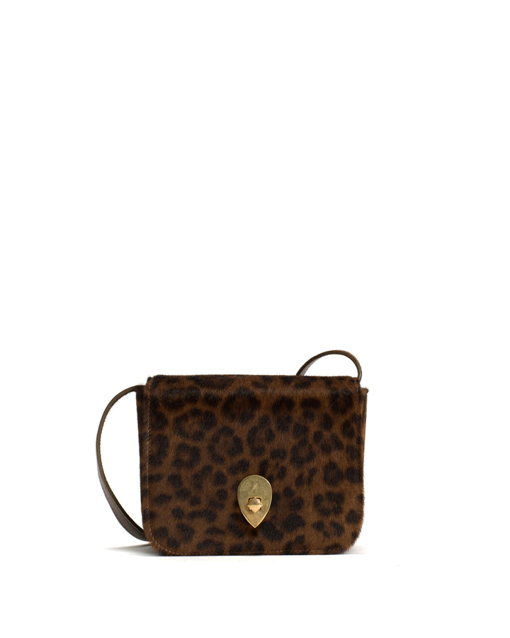anonymous copenhagen Nielle petite crossover bag Calf hair Leopard