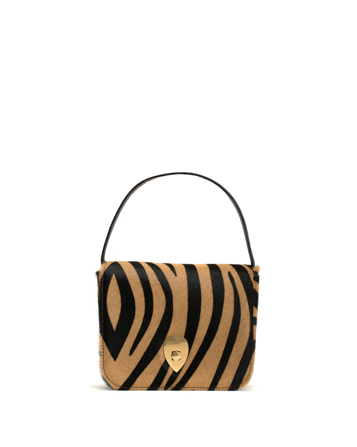 Anonymous Copenhagen Nielle Petite Crossover Bag Calf Hair Tiger
