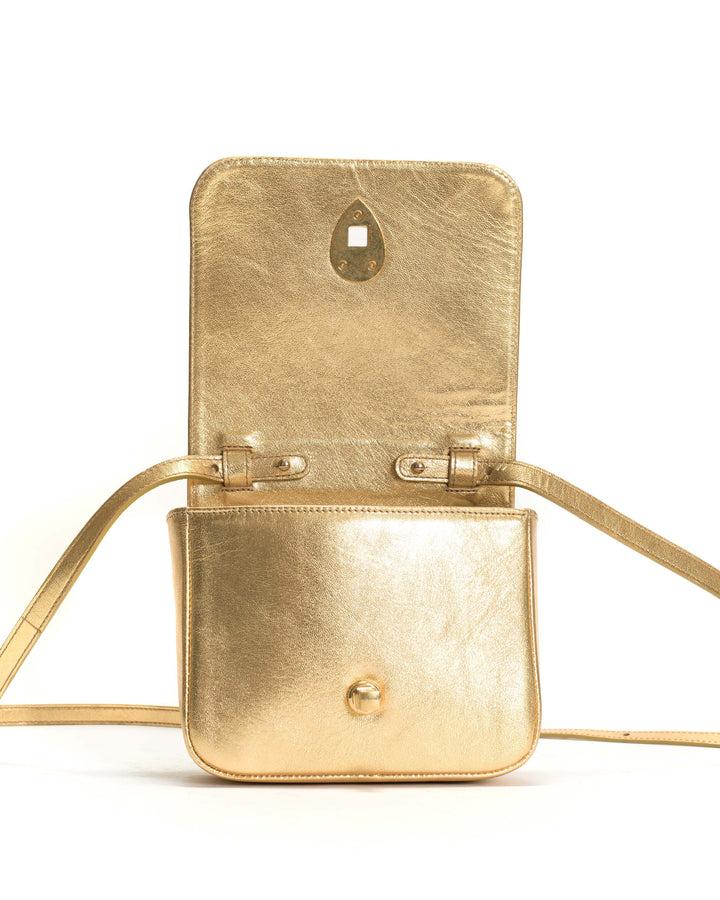 Anonymous Copenhagen Nielle Petite Crossover Bag Metallic Goat Gold