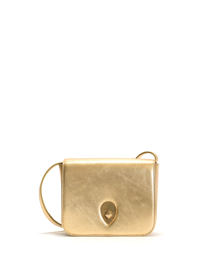 anonymous copenhagen Nielle petite crossover bag Metallic goat Gold