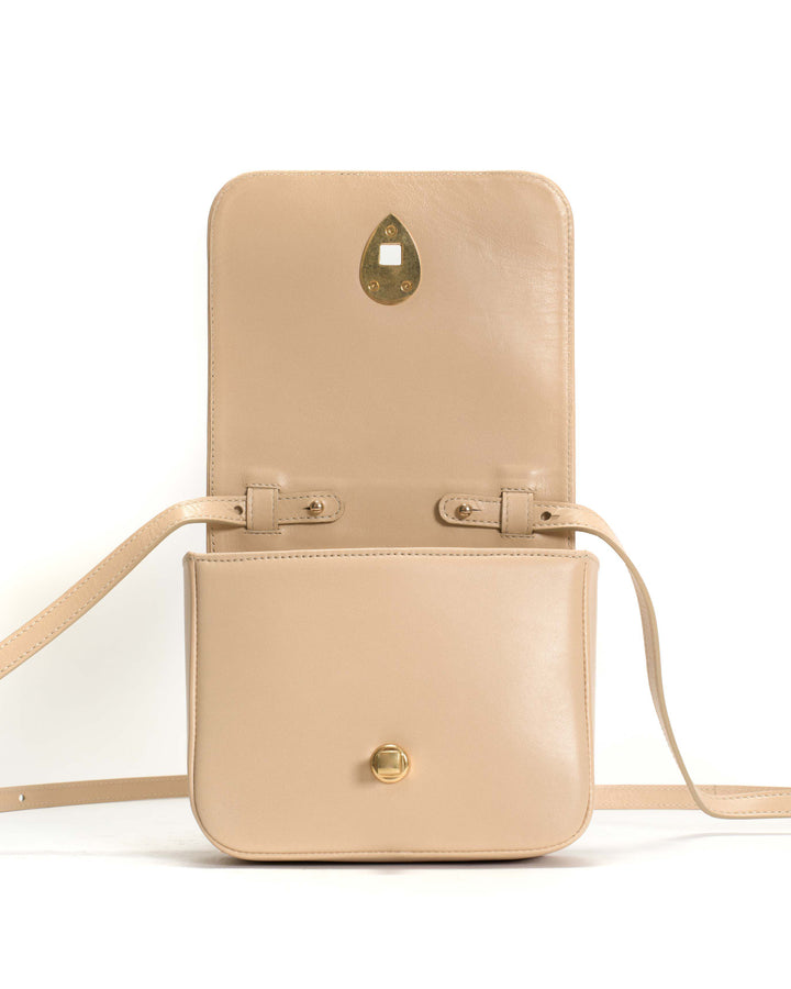 Anonymous Copenhagen Nielle Petite Crossover Bag Shiny Lamb Vanilla Cream