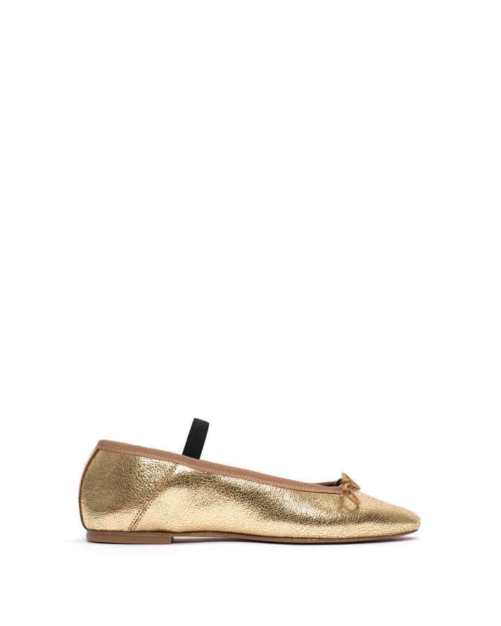 anonymous copenhagen Rhina Crackled metallic goat Gold