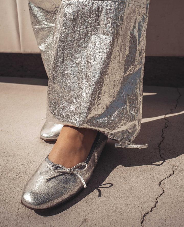 Anonymous Copenhagen Rhina Crackled Metallic Goat Silver