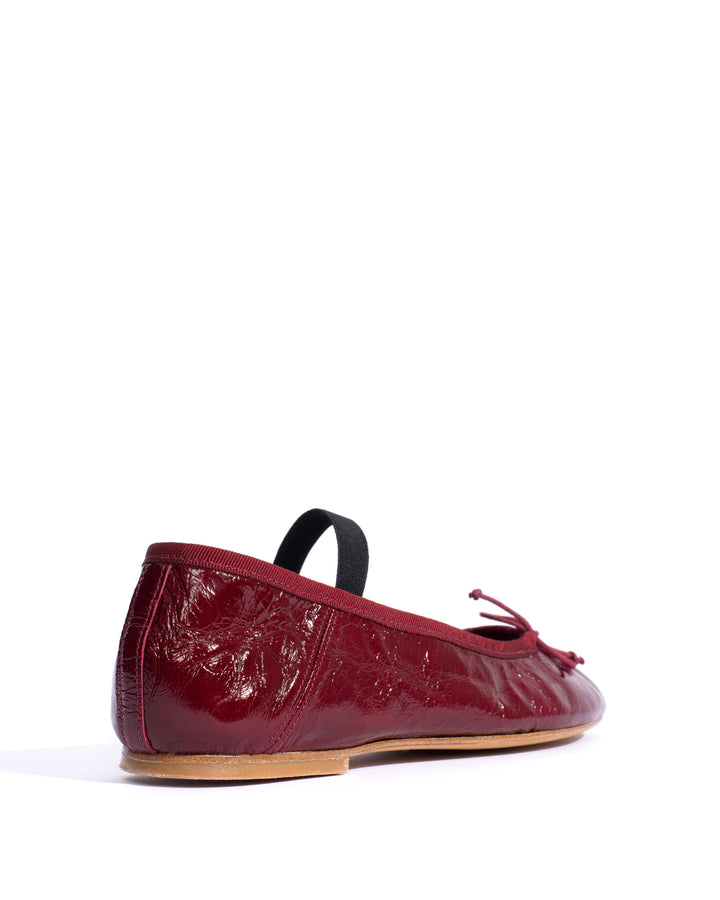 Anonymous Copenhagen Rhina Crinkled Polished Goat Pomegranate