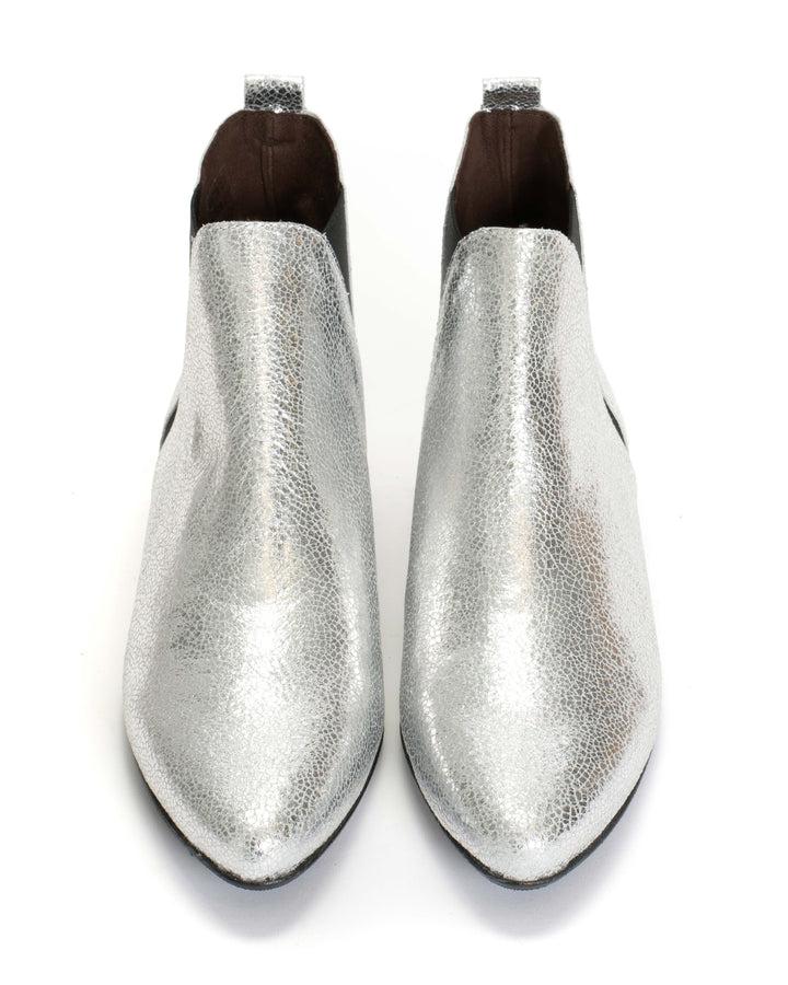 Anonymous Copenhagen Rita Crackled Metallic Goat Silver