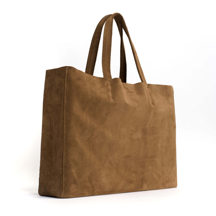 Anonymous Copenhagen Ruba Shopper Calf Suede Cinnamon