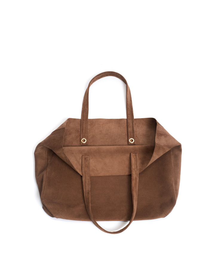 Anonymous Copenhagen Ruba Shopper Calf Suede Coconut