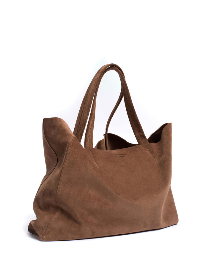 Anonymous Copenhagen Ruba Shopper Calf Suede Coconut