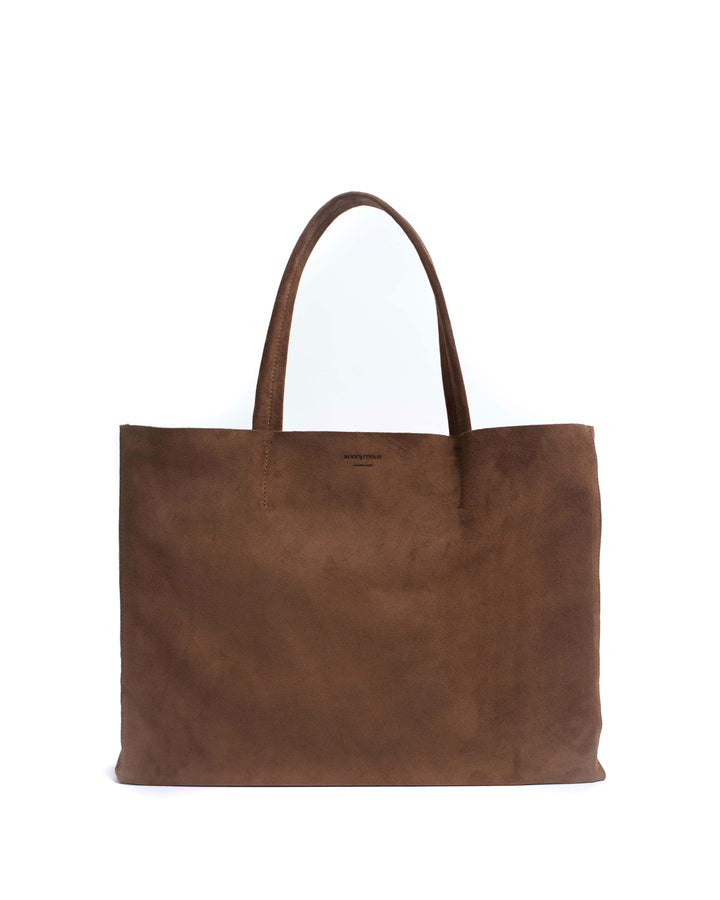 anonymous copenhagen Ruba shopper Calf suede Coconut