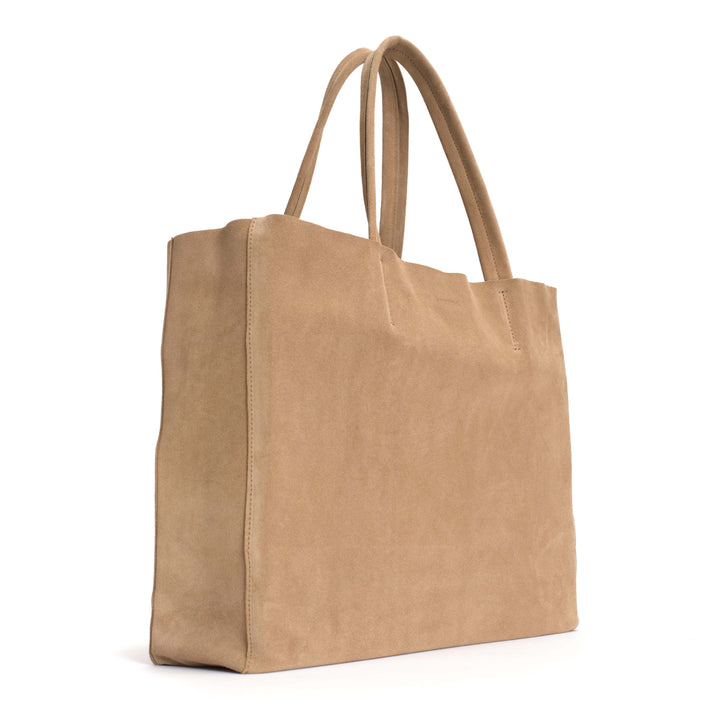 Anonymous Copenhagen Ruba Shopper Calf Suede Desert Sand