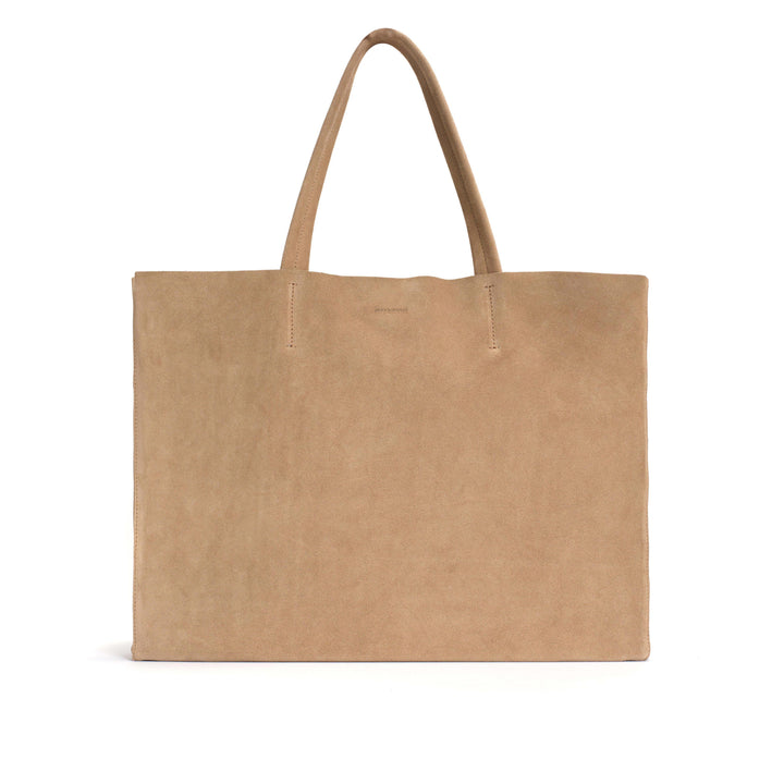 anonymous copenhagen Ruba shopper Calf suede Desert sand