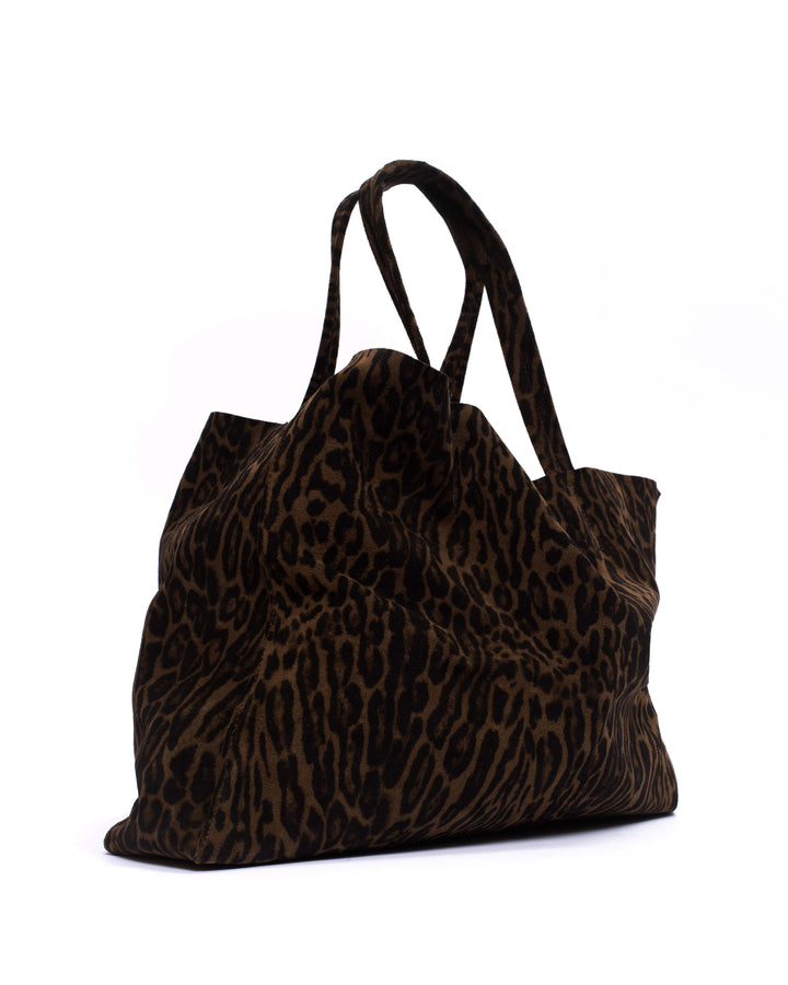 Anonymous Copenhagen Ruba Shopper Calf Suede Print Jaguar
