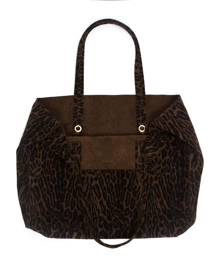 Anonymous Copenhagen Ruba Shopper Calf Suede Print Jaguar