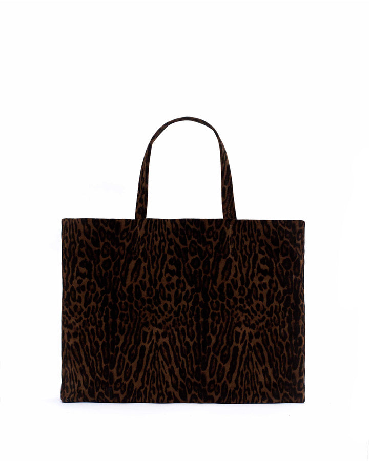 anonymous copenhagen Ruba shopper Calf suede print Jaguar