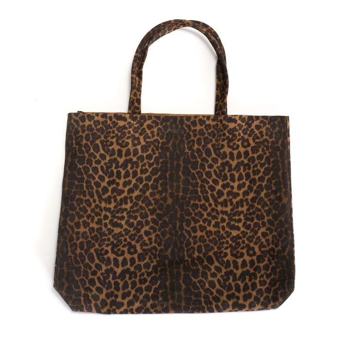 Anonymous Copenhagen Ruba Shopper Calf Suede Print Leopard