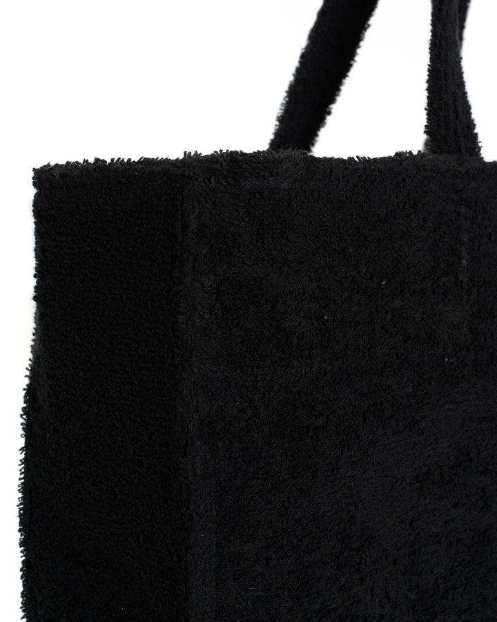 Anonymous Copenhagen Ruba Shopper Cotton Towel Off Black