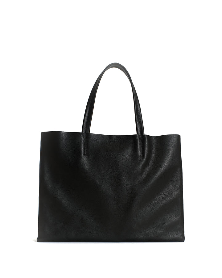 anonymous copenhagen Ruba shopper Grained soft calf Black