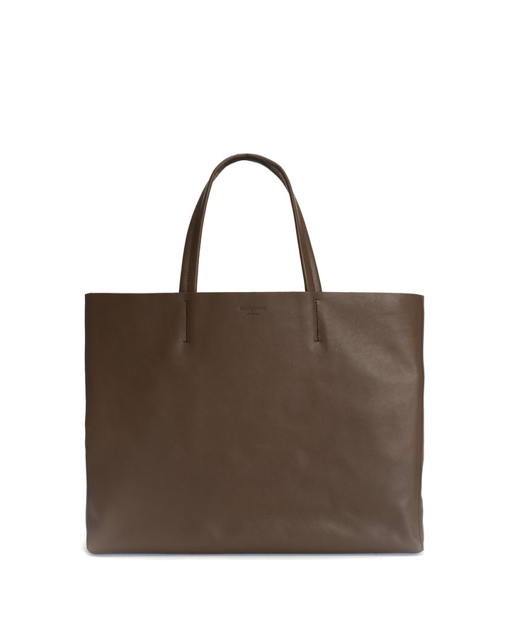 anonymous copenhagen Ruba shopper Soft calf Dark taupe