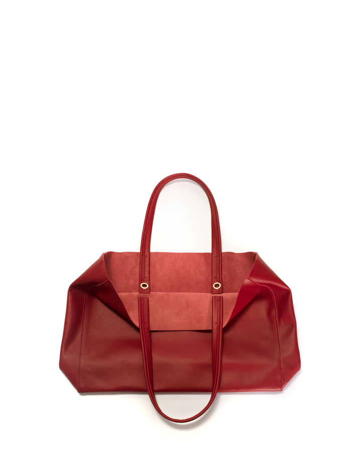 Anonymous Copenhagen Ruba Shopper Soft Calf Ruby Red