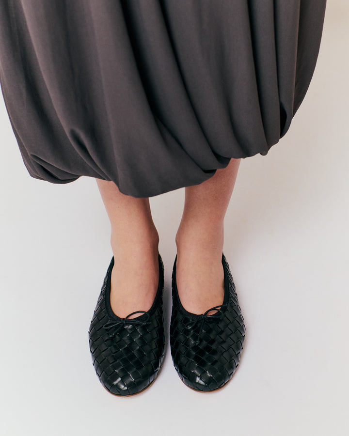 Anonymous Copenhagen Sacha Interlace Shiny Lamb Black