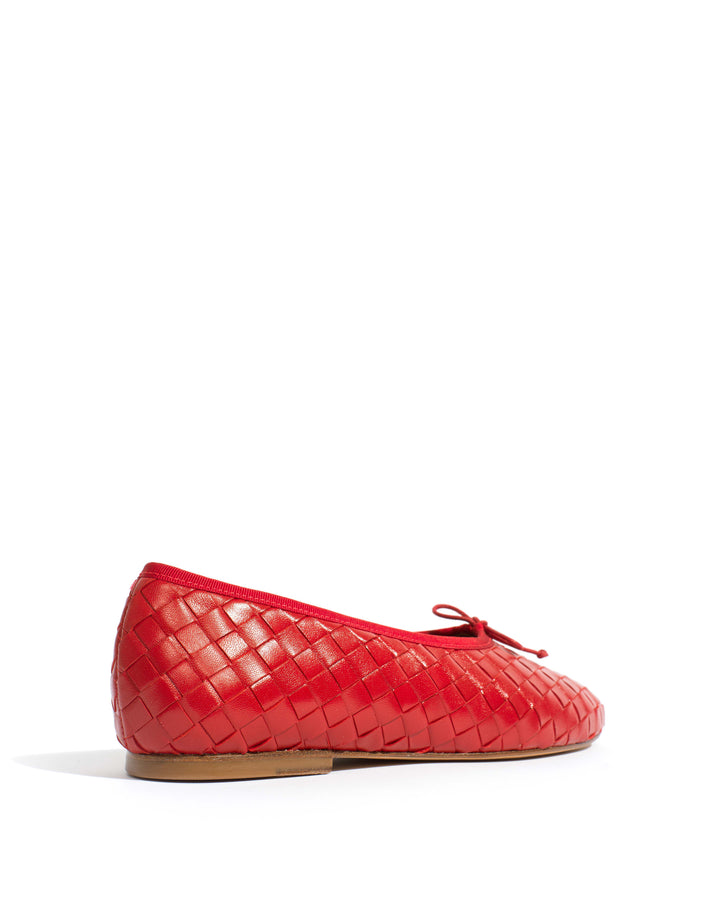 Anonymous Copenhagen Sacha Interlace Shiny Lamb Ruby Red