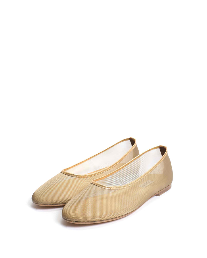 Anonymous Copenhagen Sacha Mesh Metallic Goat U0026 Mesh Gold