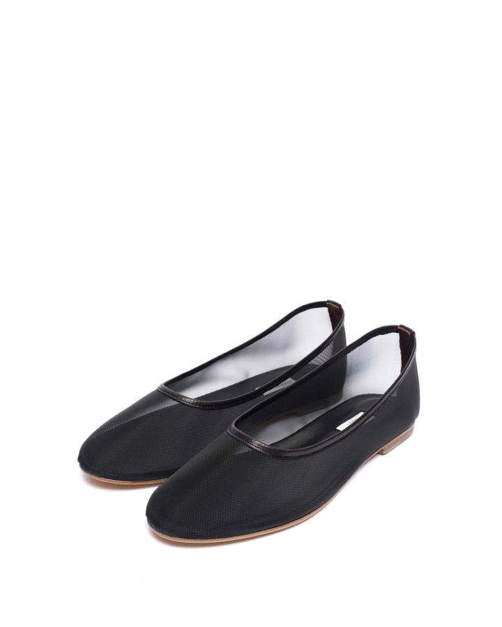 Anonymous Copenhagen Sacha Mesh Shiny Lamb U0026 Mesh Black