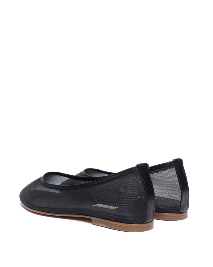 Anonymous Copenhagen Sacha Mesh Shiny Lamb U0026 Mesh Black