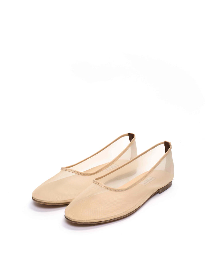 Anonymous Copenhagen Sacha Mesh Shiny Lamb U0026 Mesh Vanilla Cream