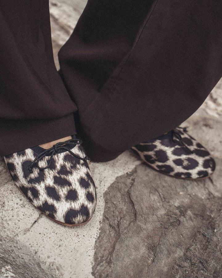 Anonymous Copenhagen Sacha Satin Print Snow Leopard