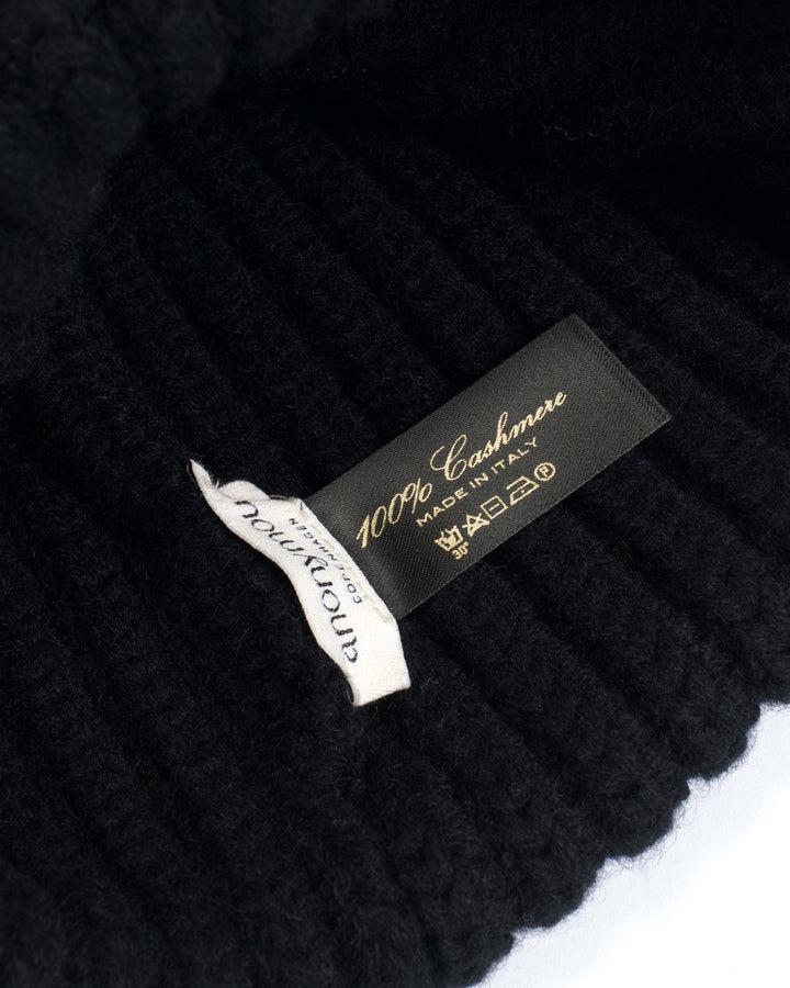 Anonymous Copenhagen Sandra Beanie 100% Cashmere Black