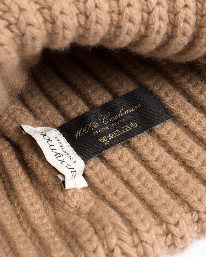 Anonymous Copenhagen Sandra Beanie 100% Cashmere Camel