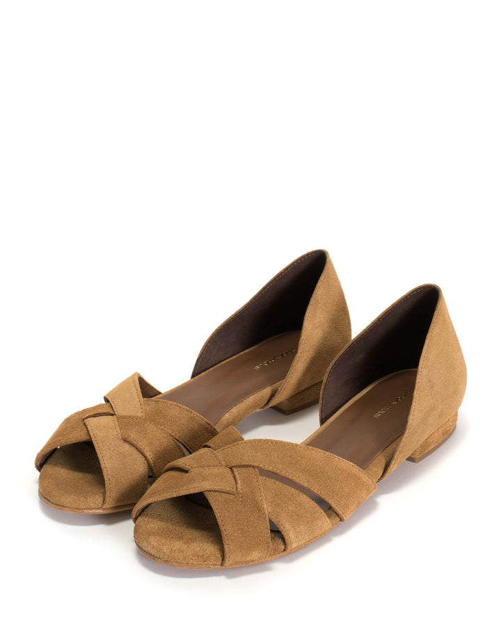 Anonymous Copenhagen Sanni 20 Calf Suede Bamboo Brown