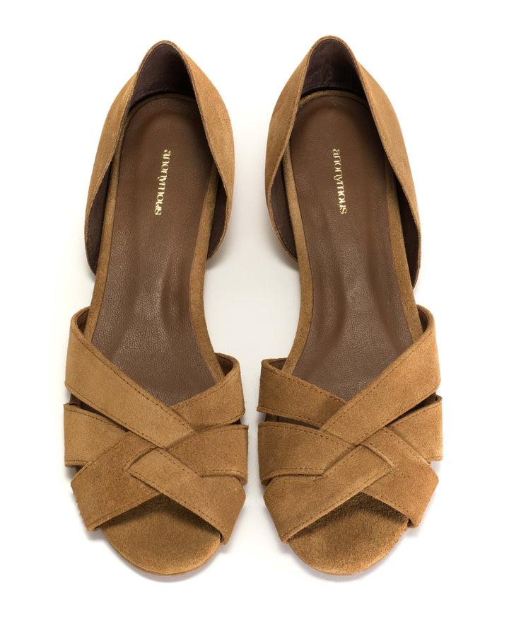 Anonymous Copenhagen Sanni 20 Calf Suede Bamboo Brown