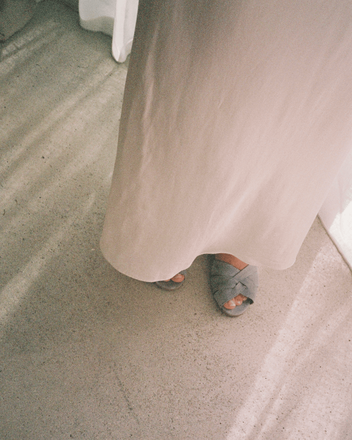 Anonymous Copenhagen Sanni 20 Calf Suede Lichen Blue