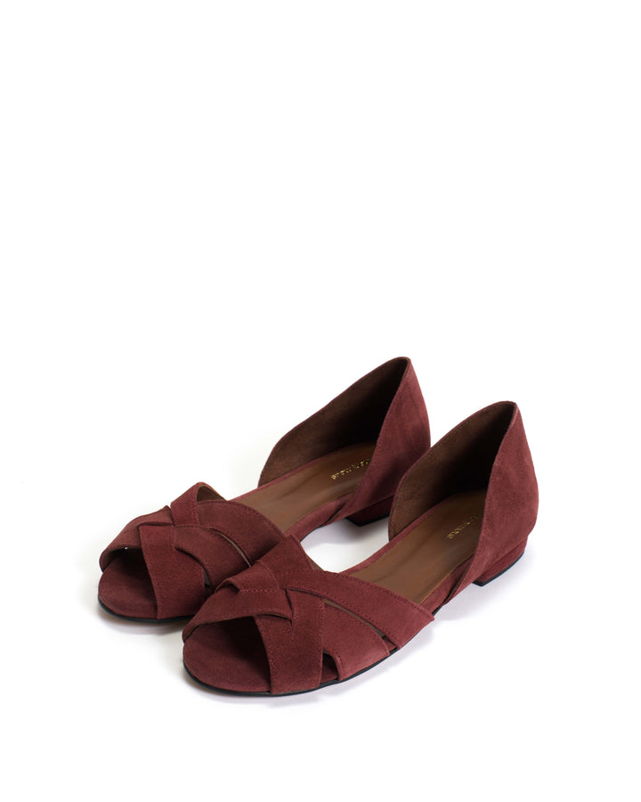 Anonymous Copenhagen Sanni 20 Calf Suede Pomegranate