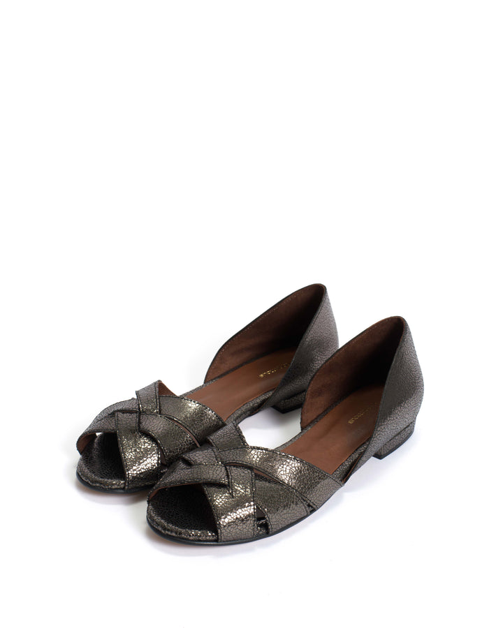 Anonymous Copenhagen Sanni 20 Crackled Metallic Goat Platinum