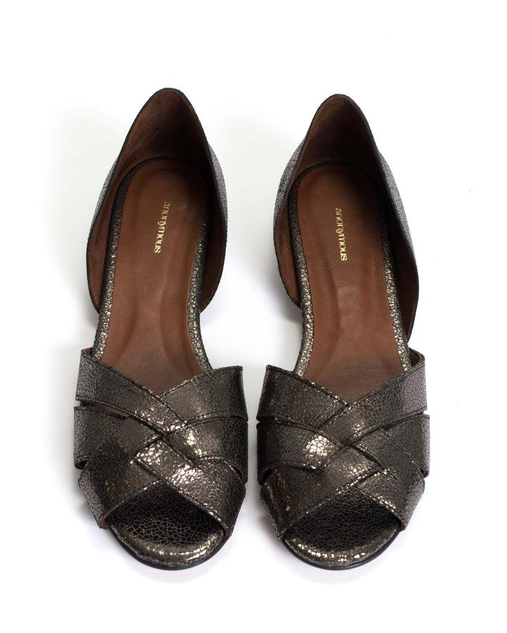 Anonymous Copenhagen Sanni 20 Crackled Metallic Goat Platinum