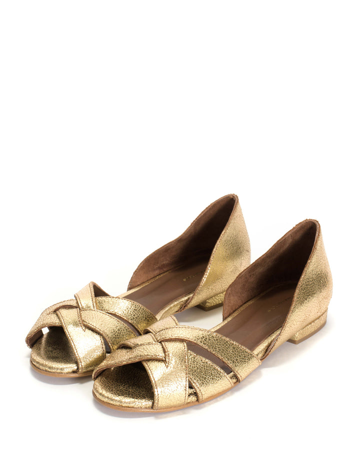 Anonymous Copenhagen Sanni 20 Crackled Metallic Gold