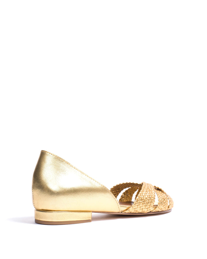 Anonymous Copenhagen Sanni 20 Hand-braided Hand-braided Leather Gold