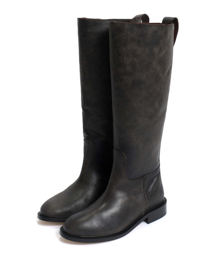 Anonymous Copenhagen Semih Distressed Vegetable Tanned Calf Off Black