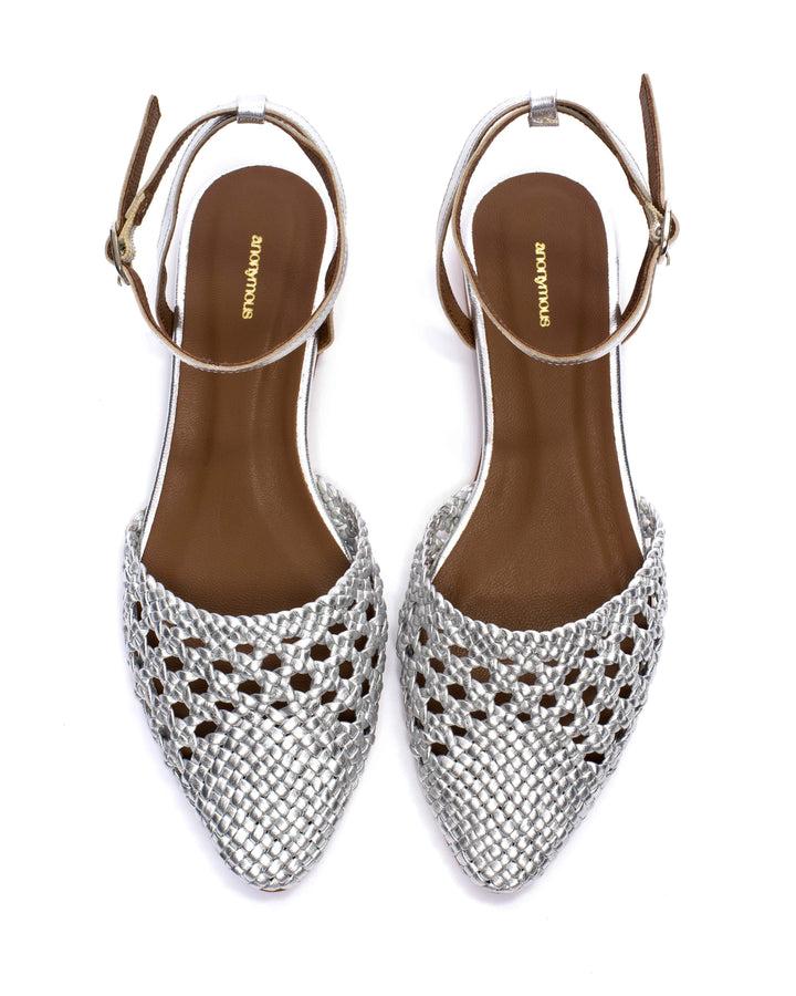 Anonymous Copenhagen Senara 10 Hand-braided Leather Silver