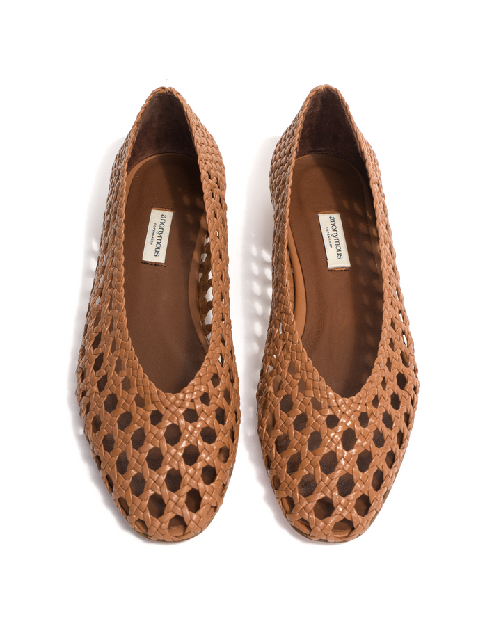 Anonymous Copenhagen Sessi 10 Hand-braided Leather Caramel